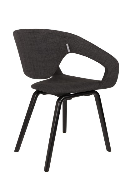 Flexback Stuhl schwarz anthrazit